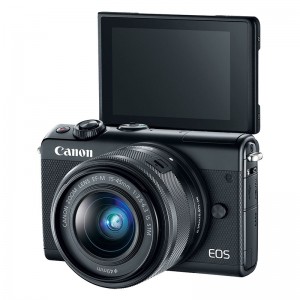 Canon EOS M100 Black with EF-M15-45mm
